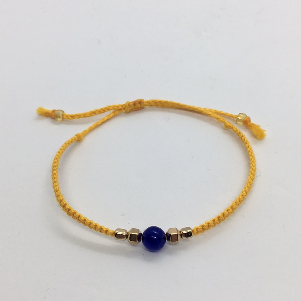 Handmade Beaded Macrame Friendship Bracelet - Picture 9 of 12